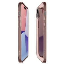  iPhone 15 Plus Spigen Crystal Flex, rózsakristály tok