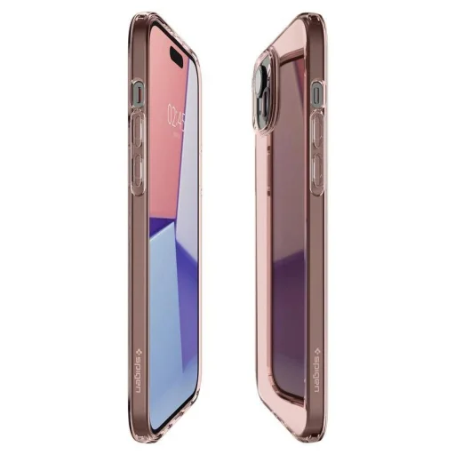  iPhone 15 Plus Spigen Crystal Flex, rózsakristály tok - 1