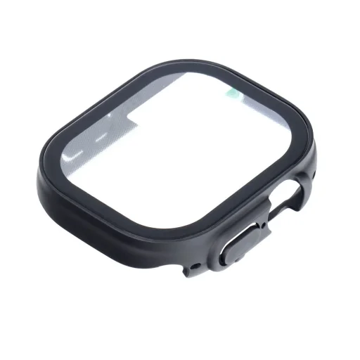 Bestsuit fliptok hibrid üveggel Apple Watch Ultra/Ultra 2 49mm - fekete - 2