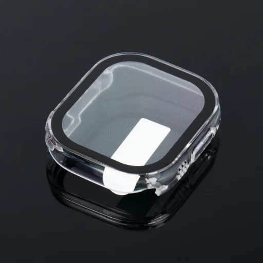 Bestsuit fliptok hibrid üveggel Apple Watch Ultra/Ultra 2 49mm - átlátszó - 3