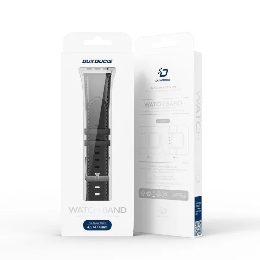 DUX DUCIS szíj YS valódi bőr Apple Watch 38 / 40 / 41 mm fekete - 6