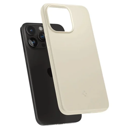  iPhone 15 Pro Spigen Thin Fit, mute beige tok - 16