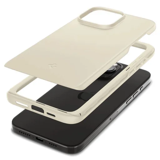  iPhone 15 Pro Spigen Thin Fit, mute beige tok - 2
