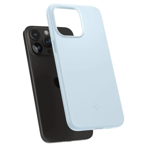  iPhone 15 Pro Max Spigen Thin Fit tok, mute blue - 9