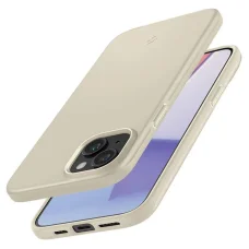  iPhone 15 Plus bézs Spigen Thin Fit tok