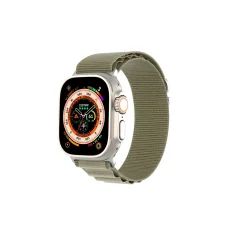 DUX DUCIS GS nylonový remienok Apple Watch 42/44/45/49 mm olivový