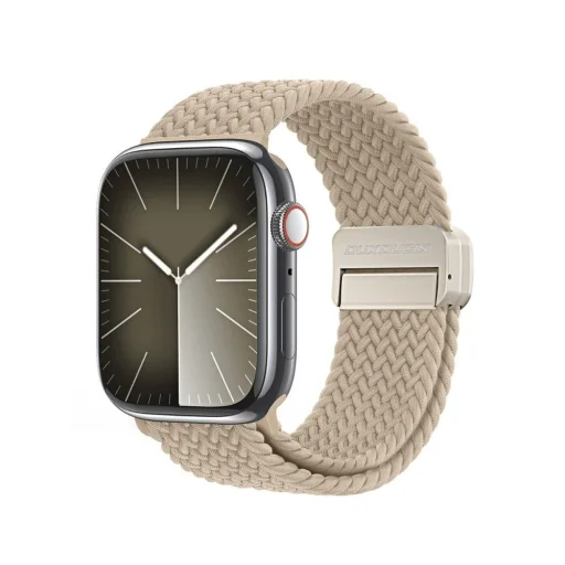 DUX DUCIS Mixture Pro nyújtható fonott szíj Apple Watch 42 / 44 / 45 / 49 mm bézs - 1