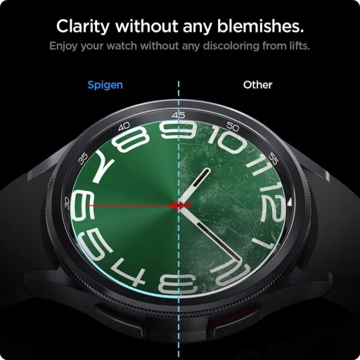 Spigen Glas.tR EZ Fit üvegfólia Samsung Galaxy Watch 6 Classic (47 mm) - 2 db. - 10