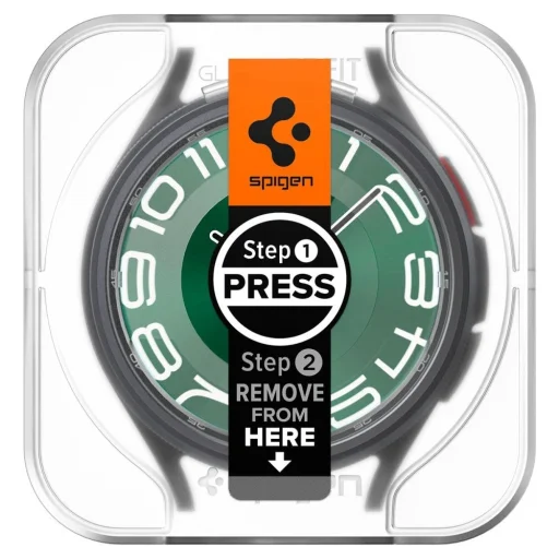 Spigen Glas.tR EZ Fit üvegfólia Samsung Galaxy Watch 6 Classic (47 mm) - 2 db. - 2