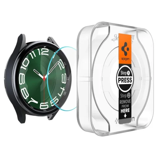 Spigen Glas.tR EZ Fit üvegfólia Samsung Galaxy Watch 6 Classic (47 mm) - 2 db. - 3