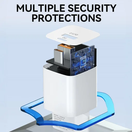 Wozinsky CMWCW 20W USB-C / USB-A hálózati töltő - fehér - 6