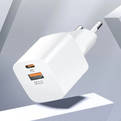 Wozinsky CMWCW 20W USB-C / USB-A hálózati töltő - fehér - 7