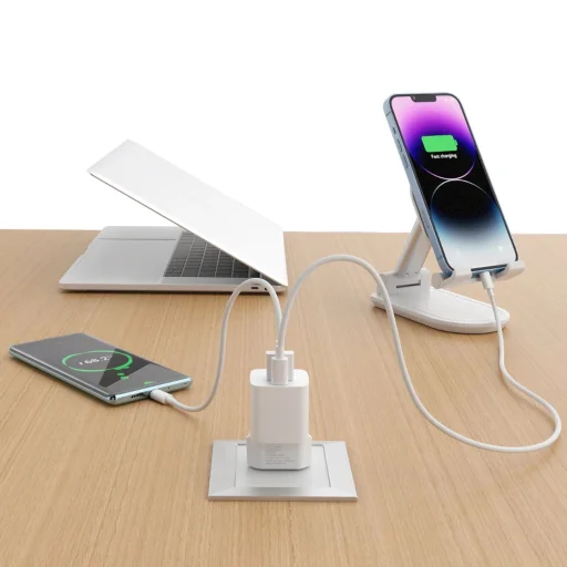Wozinsky CMWCW 20W USB-C / USB-A hálózati töltő - fehér - 8