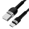 Wozinsky WNBAC2 USB-A / USB-C 2.4A kábel 2 m - fekete thumbnail