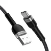 Wozinsky WNBAC2 USB-A / USB-C 2.4A kábel 2 m - fekete thumbnail