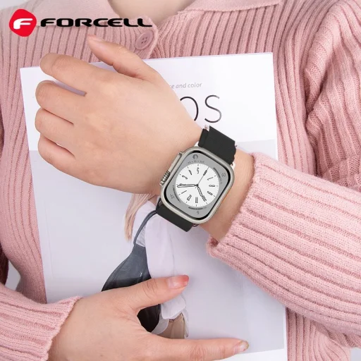 FORCELL F-DESIGN FA13 szíj Apple Watch 38 / 40 / 41 mm fekete - 2