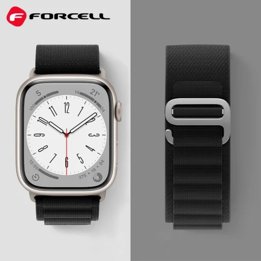 FORCELL F-DESIGN FA13 szíj Apple Watch 38 / 40 / 41 mm fekete - 3