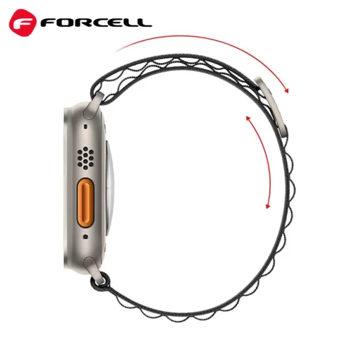 FORCELL F-DESIGN FA13 szíj Apple Watch 38 / 40 / 41 mm fekete - 4
