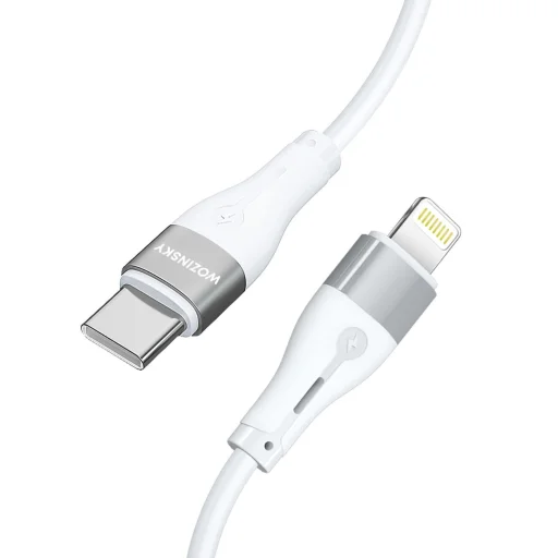 Wozinsky WSTCL2 Lightning / USB-C PD 27W kábel 2 m - fehér - 3