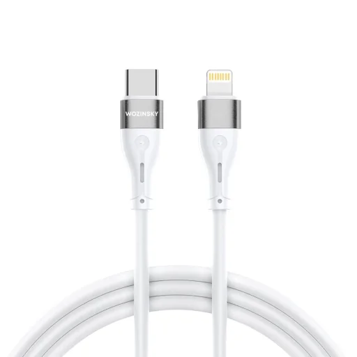 Wozinsky WSTCL2 Lightning / USB-C PD 27W kábel 2 m - fehér - 1