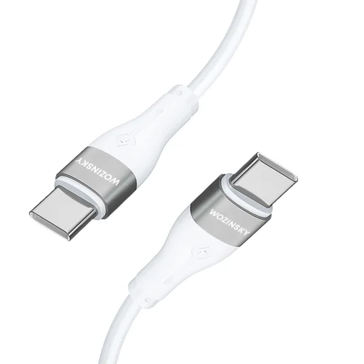 Wozinsky WSTCC2 USB-C / USB-C PD 65W kábel 2 m - fehér - 3