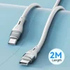 Wozinsky WSTCC2 USB-C / USB-C PD 65W kábel 2 m - fehér thumbnail