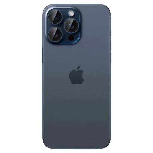 Spigen Optik.tR EZ Fit Kamera Védő az iPhone 14 Pro / Pro Max / 15 Pro / Pro Max / 16 Pro / Pro Max / 17 Pro / Pro Max készülékekhez - Titán Kék 2 db, üvegfólia - 3
