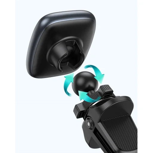 Wozinsky WUMTK mágneses telefontartó autó szellőzőrácsba - fekete - 12