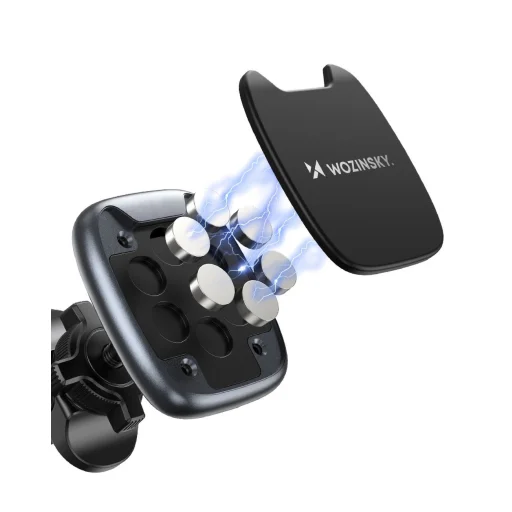 Wozinsky WUMTK mágneses telefontartó autó szellőzőrácsba - fekete - 10