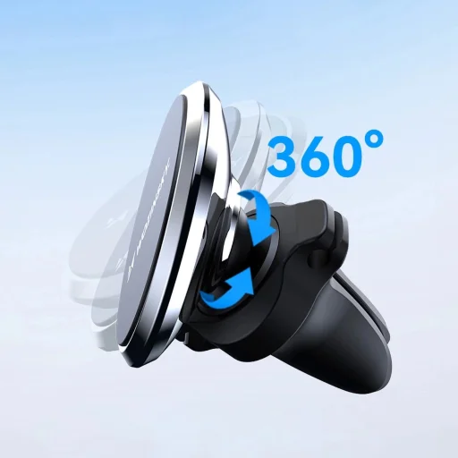 Wozinsky WUMKO mágneses autós telefontartó légszellőzőre - fekete - 10
