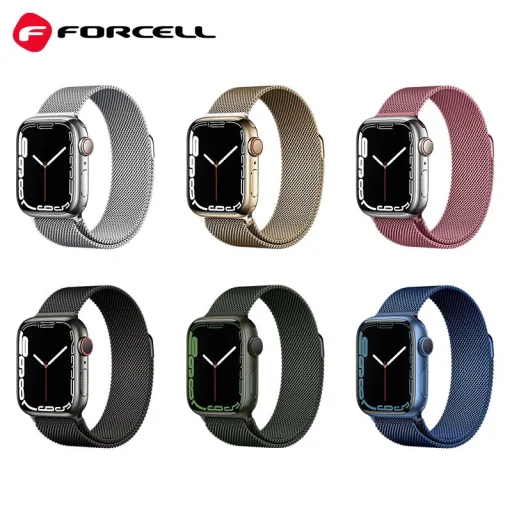 FORCELL F-DESIGN FA03 szíj APPLE Watch 38 / 40 / 41 mm kék - 3