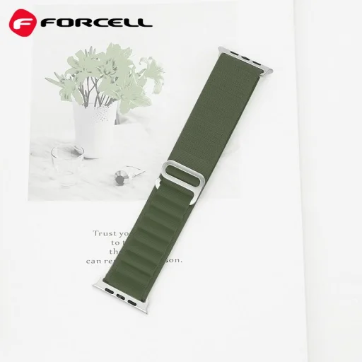 FORCELL F-DESIGN FA13 szíj Apple Watch 38 / 40 / 41 mm zöld - 2