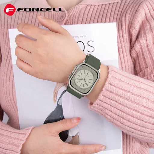 FORCELL F-DESIGN FA13 szíj Apple Watch 38 / 40 / 41 mm zöld - 4
