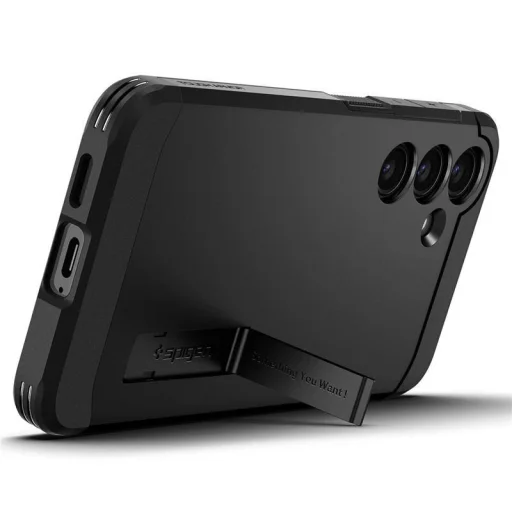  Samsung Galaxy S24+ fekete Spigen Tough Armor tok - 20