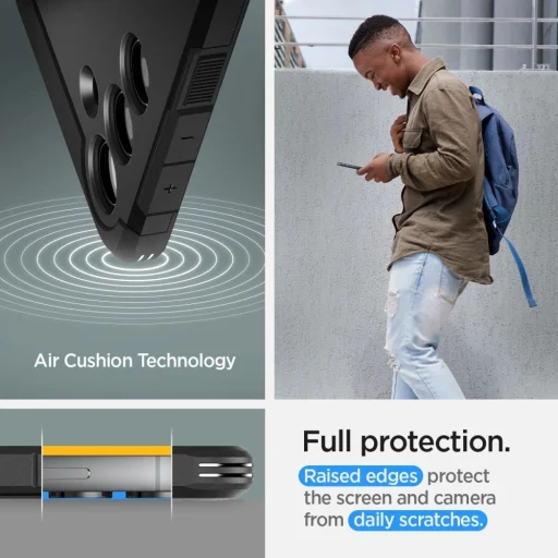  Samsung Galaxy S24+ fekete Spigen Tough Armor tok - 25