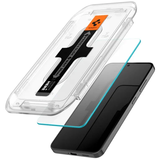 Spigen Glas.tR EZ Fit edzett üveg Samsung Galaxy S25 / S24 - 2 db üvegfólia - 3