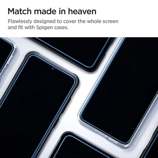 Spigen Glas.tR EZ Fit edzett üveg Samsung Galaxy S25 / S24 - 2 db üvegfólia - 10
