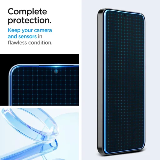 Spigen Glas.tR EZ Fit edzett üveg Samsung Galaxy S25 / S24 - 2 db üvegfólia - 12