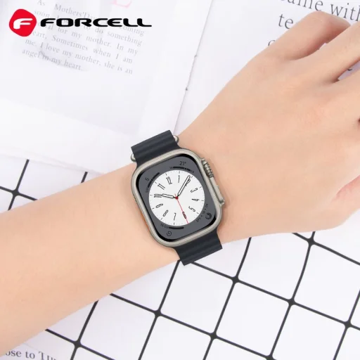 FORCELL F-DESIGN FA12 szíj Apple Watch 38 / 40 / 41 mm-hez kék - 2