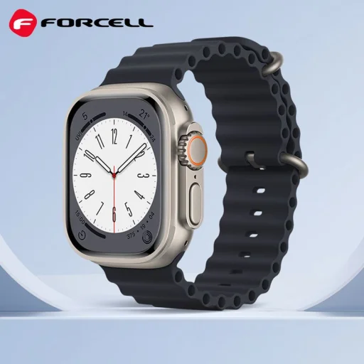 FORCELL F-DESIGN FA12 szíj Apple Watch 38 / 40 / 41 mm-hez kék - 3