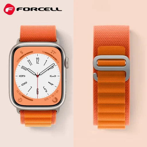 FORCELL F-DESIGN FA13 szíj APPLE Watch 38 / 40 / 41 mm narancs - 2