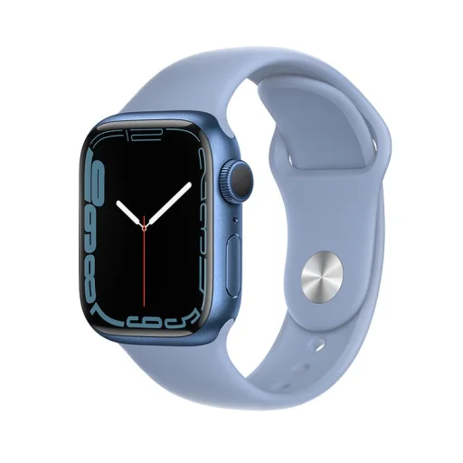 FORCELL F-DESIGN FA01 szíj Apple Watch 42 / 44 / 45 / 49 mm-re ködös kék - 1