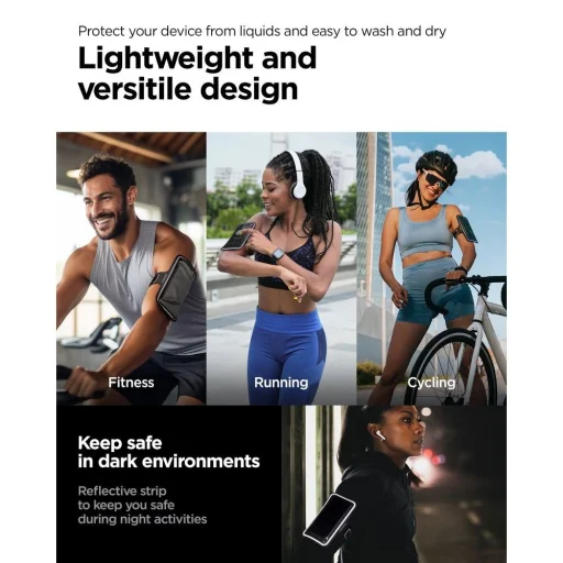 Spigen A703 sports karpánt 6.9'' - fekete - 8