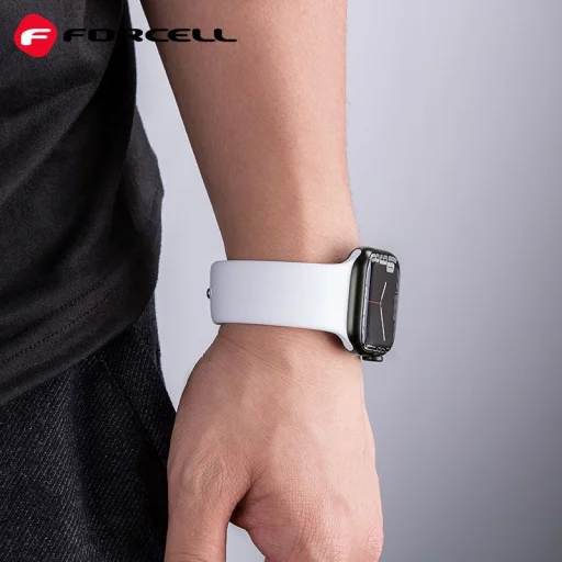 FORCELL F-DESIGN FA01 szíj Apple Watch 38 / 40 / 41 mm fehér - 3
