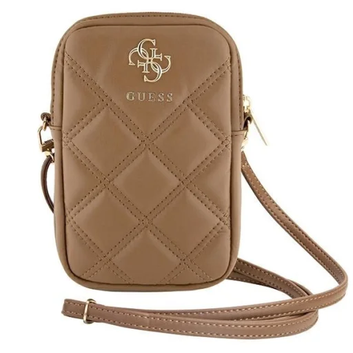 Guess Zip Quilted 4G táska - barna tok - 2