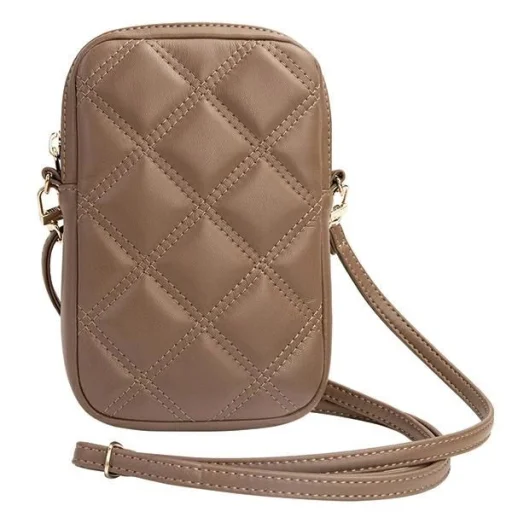 Guess Zip Quilted 4G táska - barna tok - 4