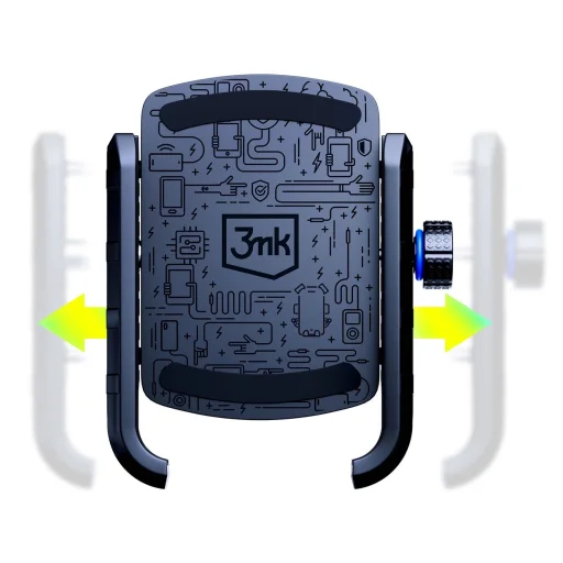 3mk Steel Bike Holder Biciklis Telefon Tartó - Fekete - 10