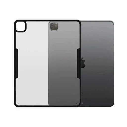 PanzerGlass ClearCase antibakteriális tok iPad Pro 12.9" 2018 / 2020 / 2021 - átlátszó és fekete - 3