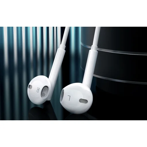 Mcdodo HP-7500 vezetékes fülhallgatók, USB-C (fehér) - 6