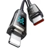 Mcdodo CA-3600 USB-C to Lightning kábel, automatikus kikapcsolás, 36W, 1.2m (fekete) thumbnail